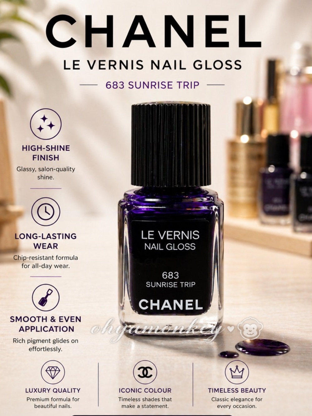 CHANEL Le Vernis Nail Gloss - 683 Sunrise Trip